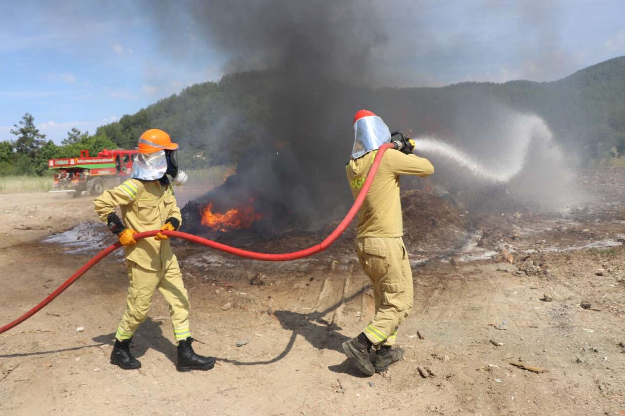 Muğla’da Tüm Kurumların Katılımıyla Kapsamlı Orman Yangını Tatbikatı Gerçekleştirildi 5